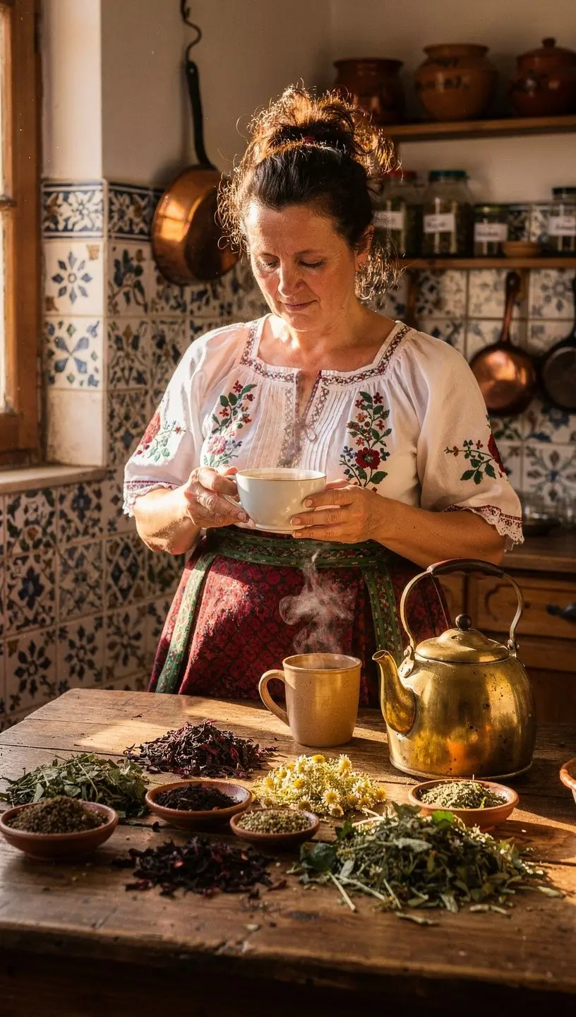 Gyógynövény tea készítése lépésről lépésre, amely segíthet a vérnyomás szabályozásában.